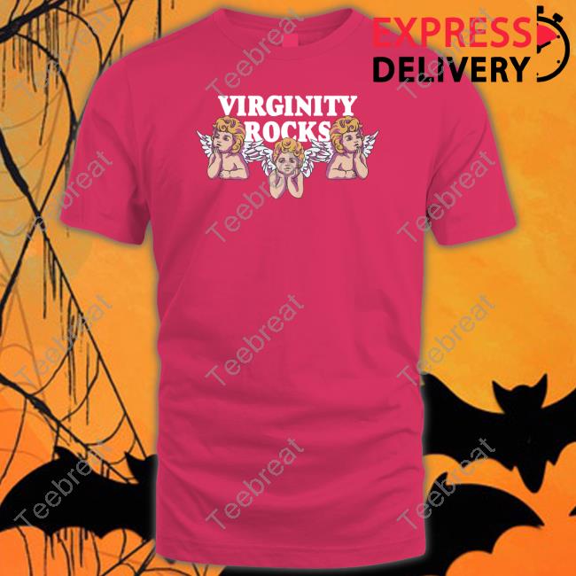 Virginity rocks pink online hoodie