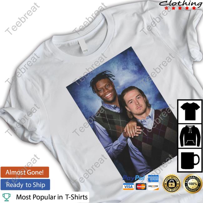 Step Brothers George Pickens And Kenny Pickett Pittsburgh Steelers T Shirts  - Teebreat