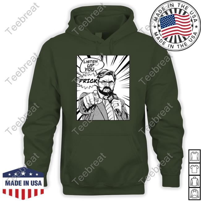 Official Box Of Gimmicks Shop Listen Up You Prick Whw Tee Shirt