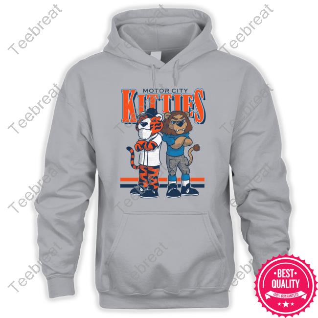 Barstool detroit motor city kitties grey shirt, hoodie, longsleeve, sweater