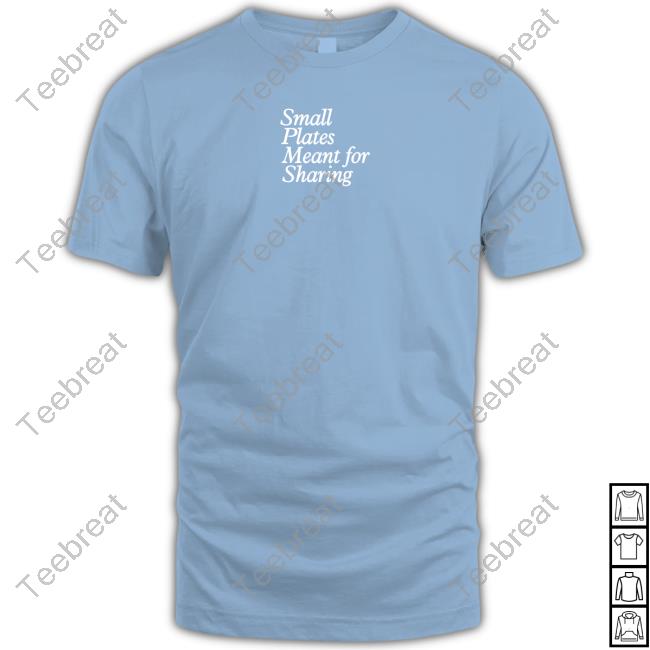Eater Shop Small Plates Embroidered Tee Eater Shop Small Plates Embroidered Tee