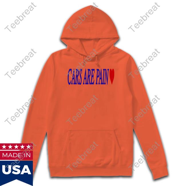 Donut Media Cars Are Pain Hooded Sweatshirt Donut Media Cars Are Pain Hooded Sweatshirt