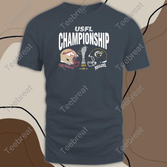 Official USFL Shop USFL Championship Birmingham Stallions Vs Pittsburgh Maulers Match Up Tee Shirt Official USFL Shop USFL Championship Birmingham Stallions Vs Pittsburgh Maulers Match Up Tee Shirt