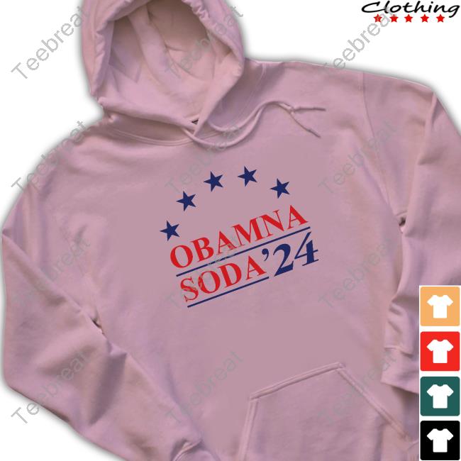 Shitheadsteve Merch Obamna Soda '24 Long Sleeve Shirt Shitheadsteve Merch Obamna Soda '24 Long Sleeve Shirt