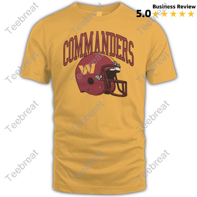 Official Homage Apparel Shop Washington Commanders Helmet Tee