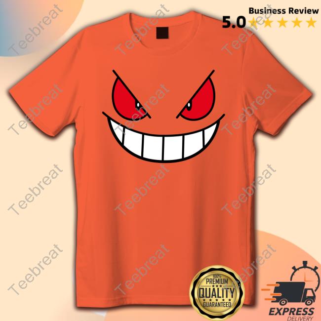 Pokémon Center Merch Gengar Big Face T Shirt - Teebreat