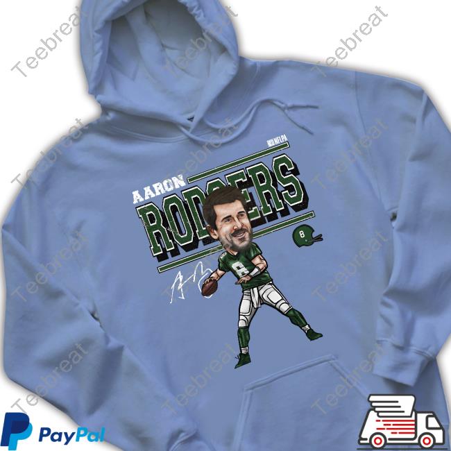 Aaron Rodgers New York J Cartoon Shirt - Teebreat