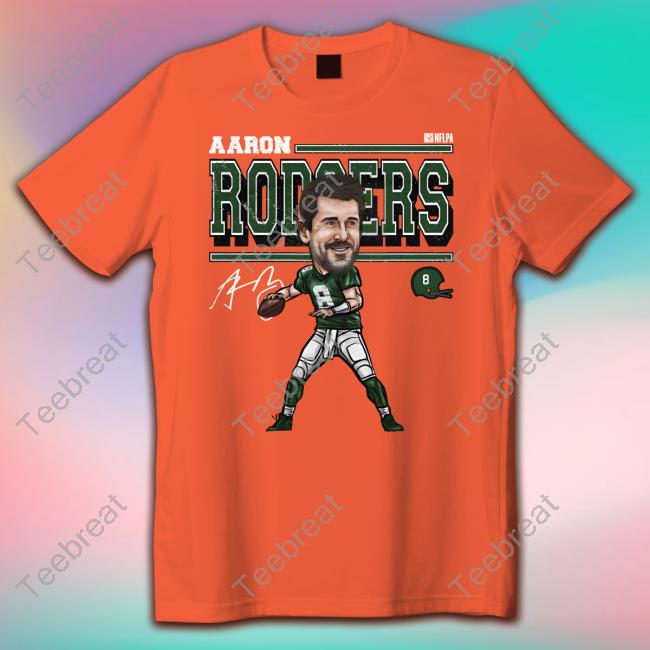 Aaron Rodgers New York J Cartoon Shirt - Teebreat