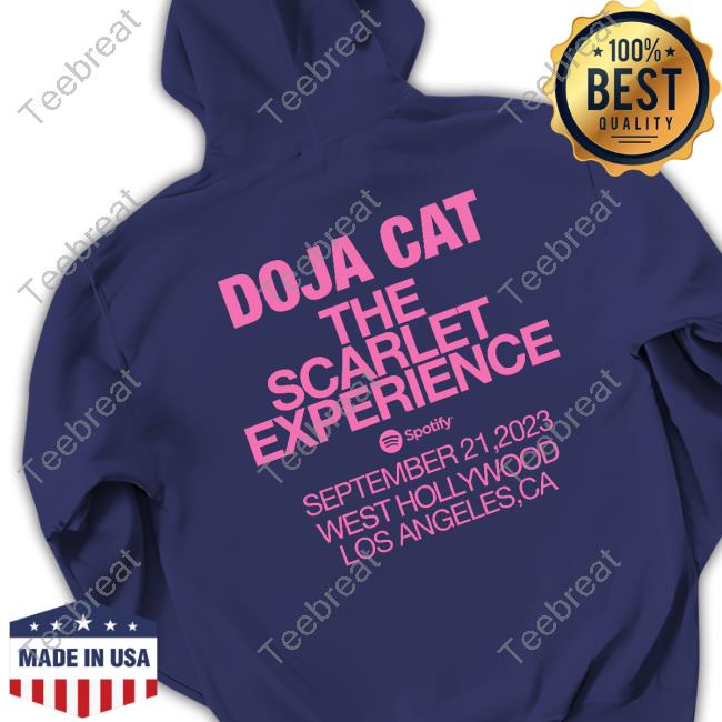 Doja Cat Merch The Scarlet Experience Scarlet Launch Pop Up T