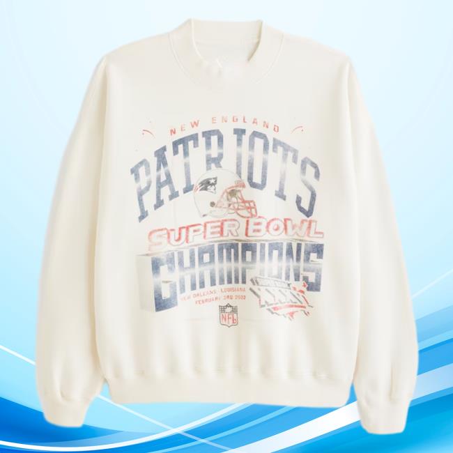 Official Abercrombie Clothing Store Shop Merch New England Patriots Graphic  Crew neck - Teebreat