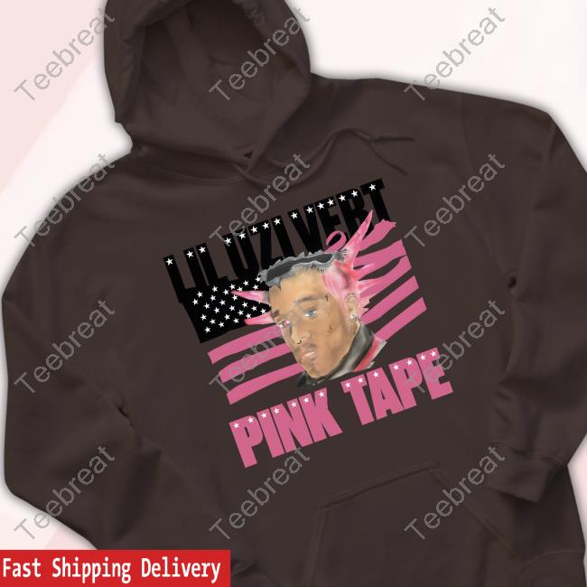 Lil Uzi Vert Pink Tape Hoodie Lil Uzi Vert Pink Tape Hoodie