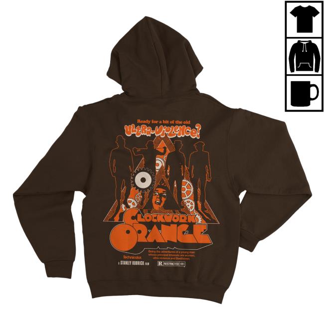 Official Studiohouse Designs A Clockwork Orange Pull Over Hoodie Official Studiohouse Designs A Clockwork Orange Pull Over Hoodie