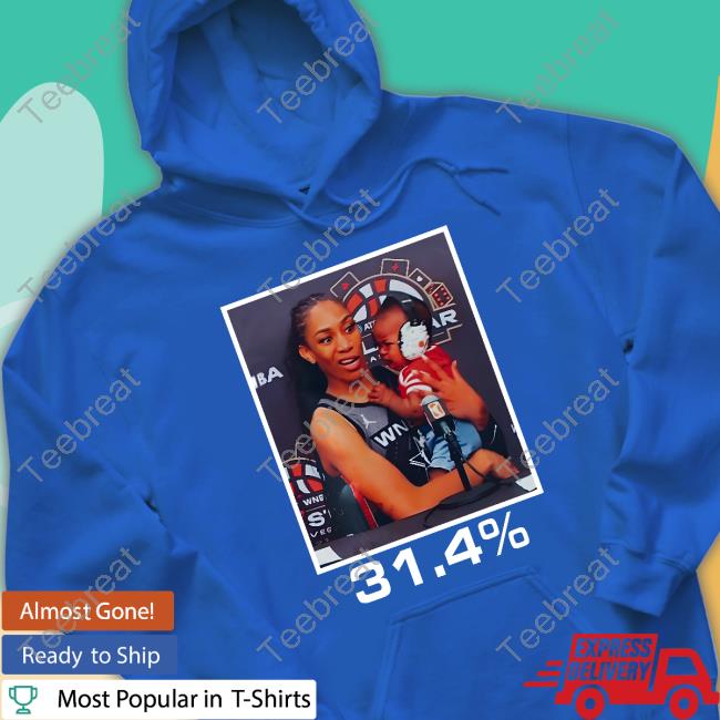 Las Vegas ACES A'ja Wilson 31.4% photo shirt - teejeep