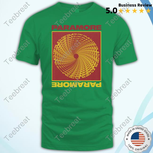 Paramore Merch Paramore C'est Comme Ca Shirts Paramore Merch Paramore C'est Comme Ca Shirts