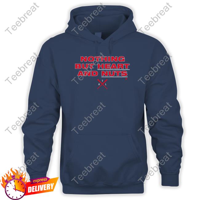 Official Breakingt Aj Minter Nothing But Heart And Nuts Tee Shirt