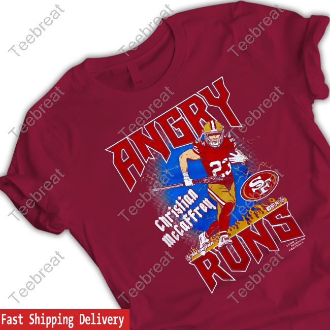 Angry Runs 49ers Christian Mccaffrey Shirt, hoodie, sweater and long sleeve