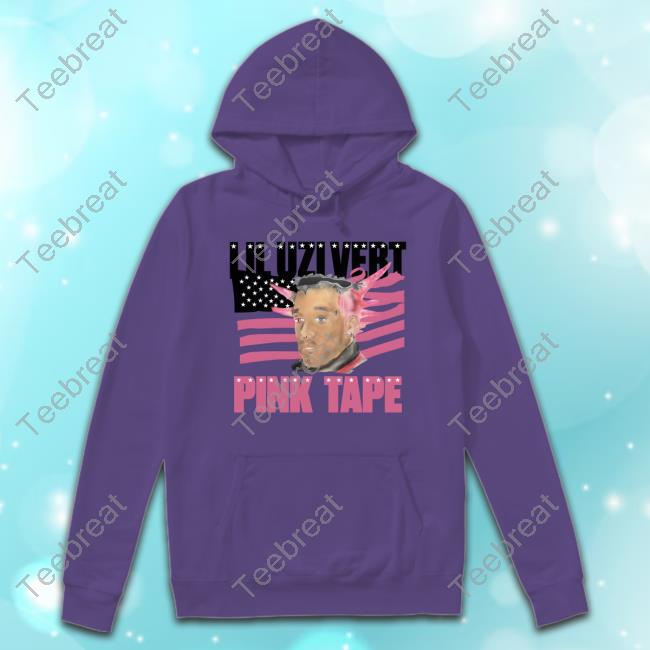 Lil Uzi Vert Pink Tape Hoodie Lil Uzi Vert Pink Tape Hoodie