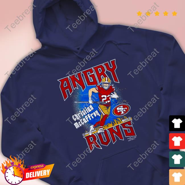 Angry Runs 49ers Christian McCaffrey Shirt, hoodie, longsleeve, sweater