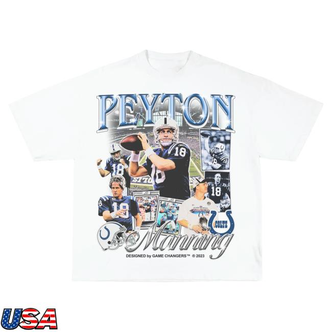 Official Game Changer Peyton Manning 2 - Colts T-Shirts White