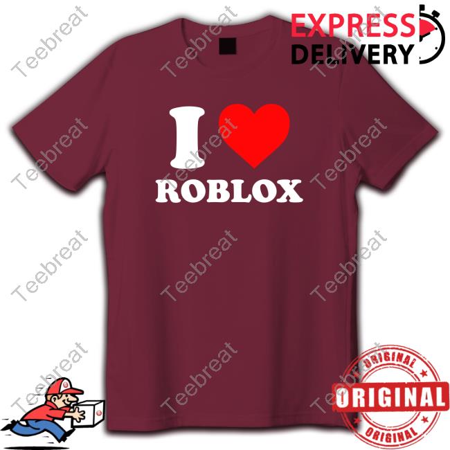 I Love Roblox Shirt 