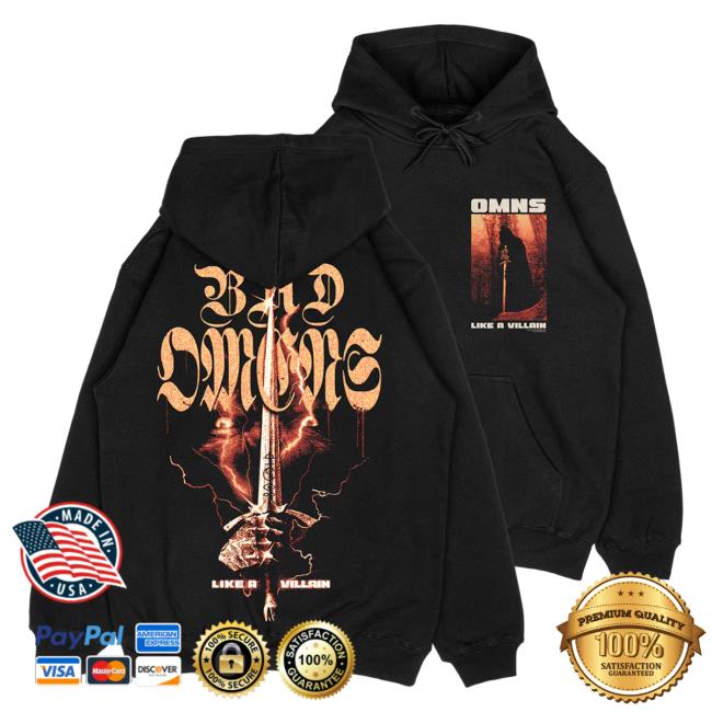 Bad store omens hoodie like a villain