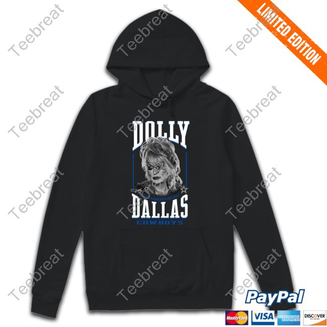 unisex Black Dallas Cowboys Dolly Parton Live T-Shirt