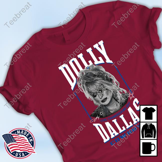 unisex Black Dallas Cowboys Dolly Parton Live T-Shirt