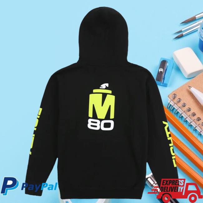 Official M80 Shop Merch Essentials Signature Sleeve Hoodie Black Official M80 Shop Merch Essentials Signature Sleeve Hoodie Black