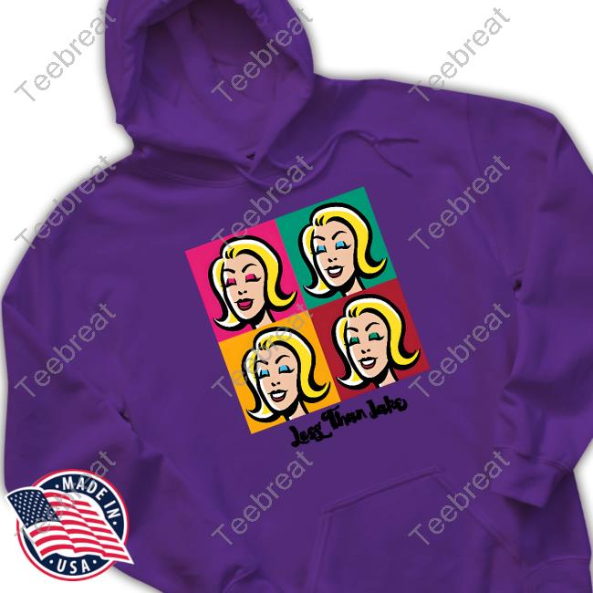 Less Than Jake White Vintage Color Block Rockview T Shirt