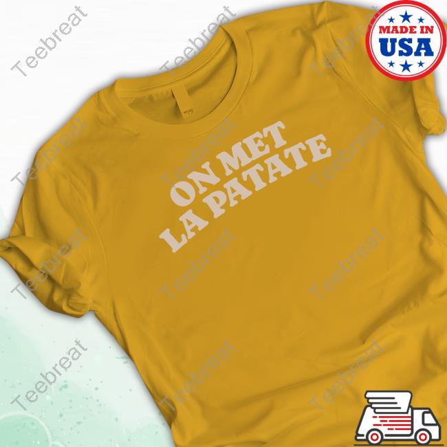 Averagerob Merch On Met La Patate Navy Tee Teebreat