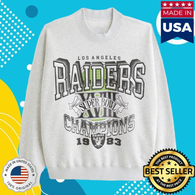 Los angeles raiders discount sweatshirt