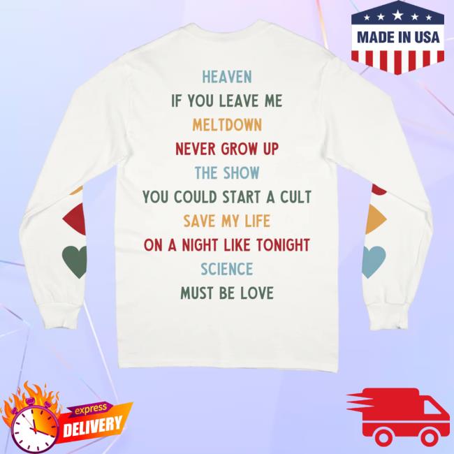 Official Niall Horan Merch Tracklist Crewneck Official Niall Horan Merch Tracklist Crewneck