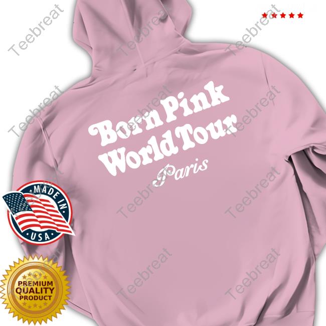 Official Noir Verdy Paris Rose Born Pink World Tour Paris Shirt