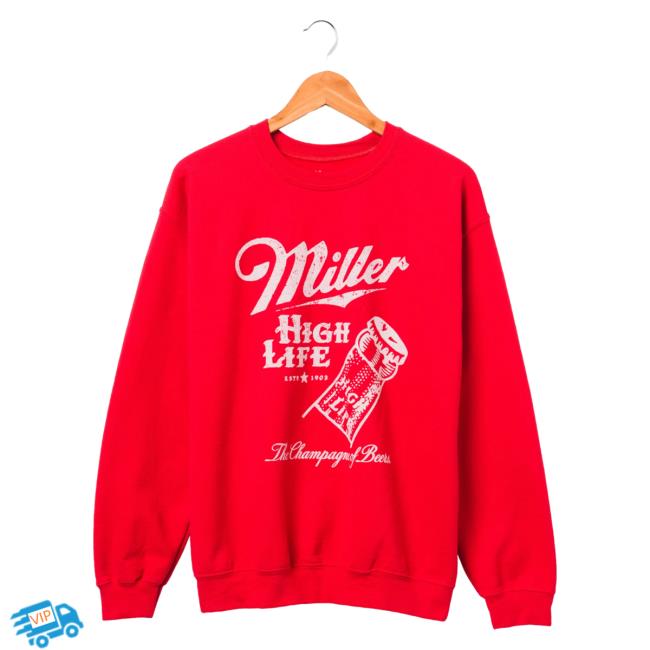 Miller high discount life crewneck sweatshirt