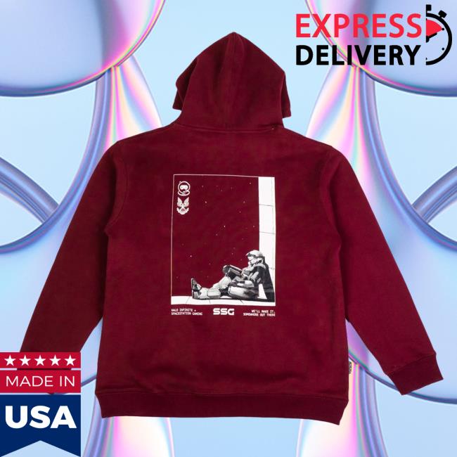 Official Ssg Merch Store Spacestation Gaming Spacestation X Halo Sadboi Maroon Popover Hoodie Official Ssg Merch Store Spacestation Gaming Spacestation X Halo Sadboi Maroon Popover Hoodie