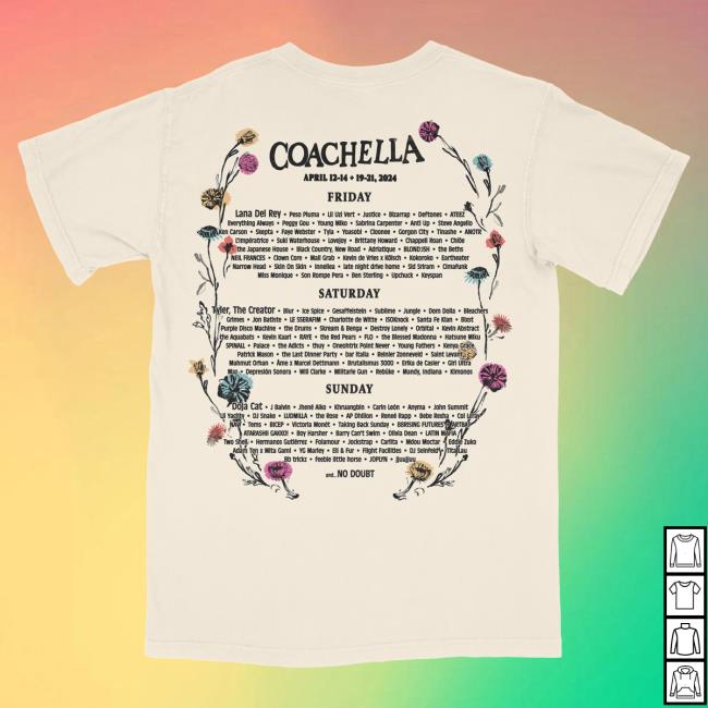 coachella wasted youth flower tee XL - ファッション