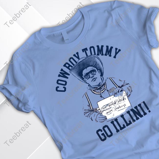 The Illinois Nil Store Cowboy Tommy Tees - Teebreat