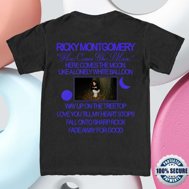 Official Ricky Montgomery Merch Store Here Comes The Moon Pullover Shirt Official Ricky Montgomery Merch Store Here Comes The Moon Pullover Shirt