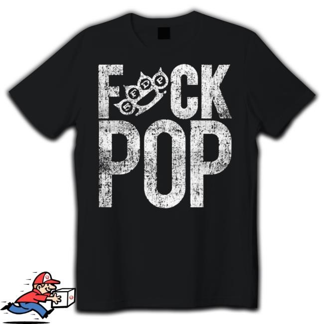 "Fuck Pop" Patch by Five Finger Death Punch T shirt