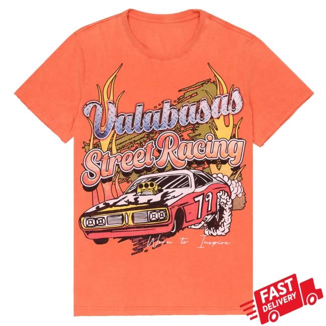 "Crush" Vintage Flame Orange Shirts