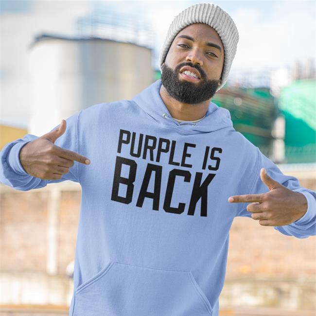Purple Is Back Long Sleeve T Shirt
