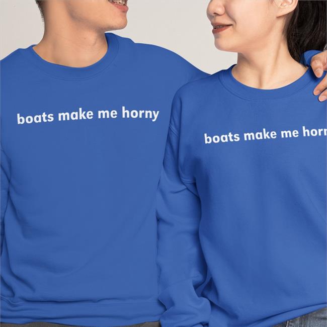 Black Sadie Crowell Merch Boats Make Me Horny Tee Shirt