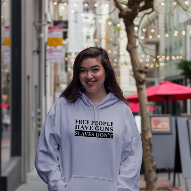 Napp Nazworth Free People Have Guns Slaves Don't Hooded Sweatshirt Eric Hananoki