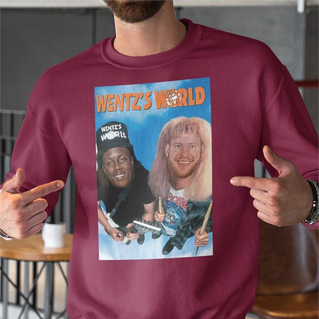 Annie Agar Wentz’S World Sweatshirt Carson Wentz