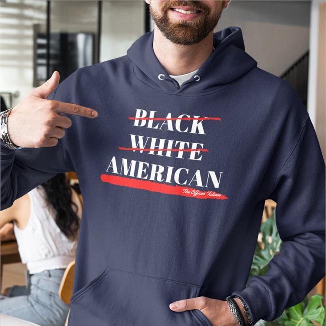 Black White American T Shirt The Officer Tatum Store Merch Rickczee