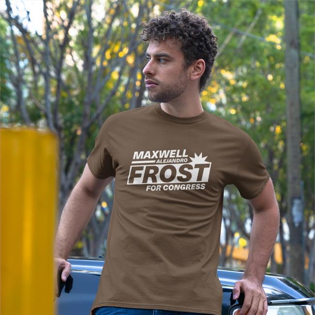 Maxwell Alejandro Frost For Congress T Shirt Royal Maxwell Alejandro Frost Merchandise