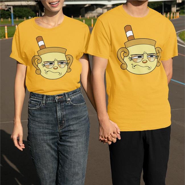 The Cuphead Show Super Extra Comfy Character Shirt Studio Mdhr Iam8bit Merch