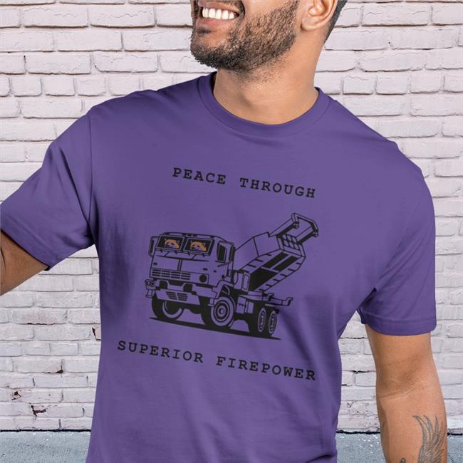 Kama Kamilia Peace Through Superior Firepower T-Shirts