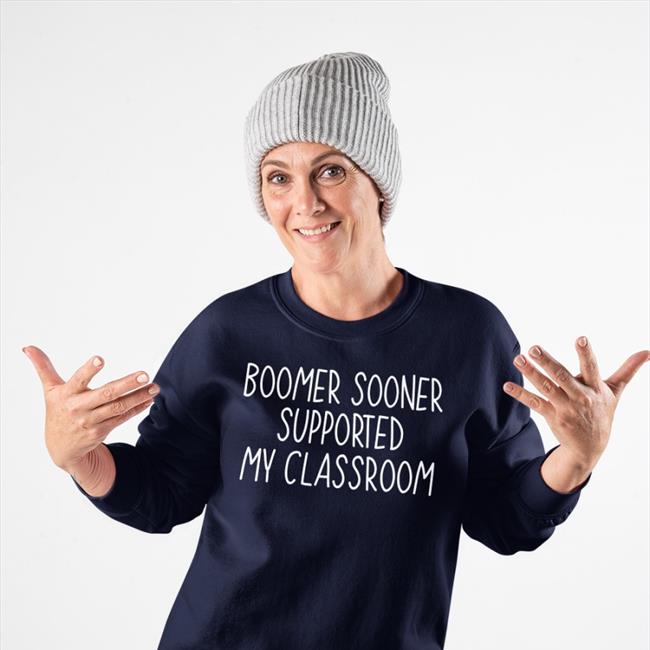 Ms. M Vega Boomer Sooner Supported My Classroom Tee Kkirtley26
