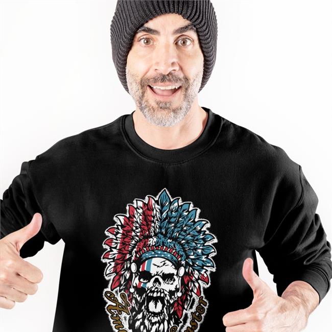 Patriotic Headdress Sweatshirt American Monster